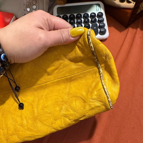 Jimmy Choo Yellow Leather Handbag - Picture 4 of 8